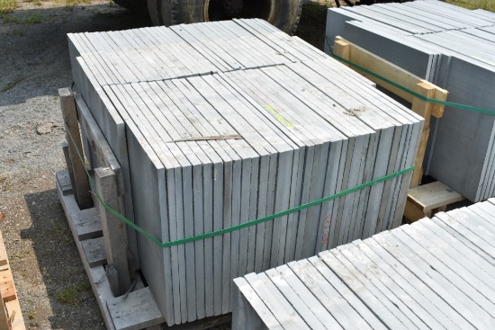 Pallet of 24" x 24" x 1" Thermal Bluestone Pieces