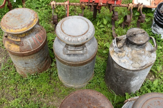 3 Milk Cans