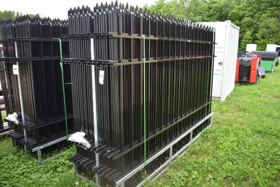 Eingp 22 Piece 10' Wrought Iron Site Fence