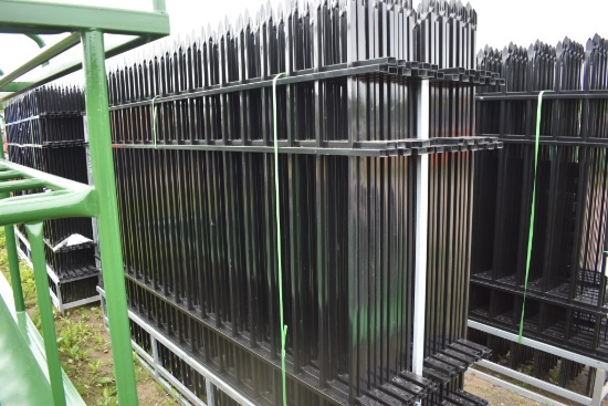 Eingp 22 Piece 10' Wrought Iron Site Fence