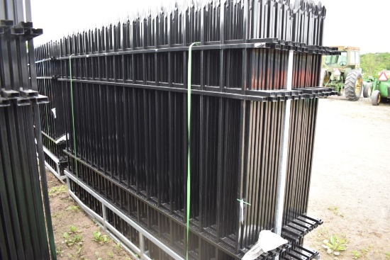 Eingp 22 Piece 10' Wrought Iron Site Fence