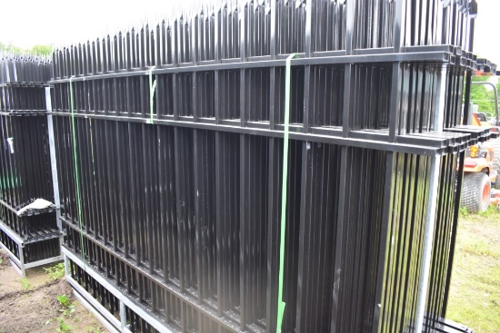 Eingp 22 Piece 10' Wrought Iron Site Fence