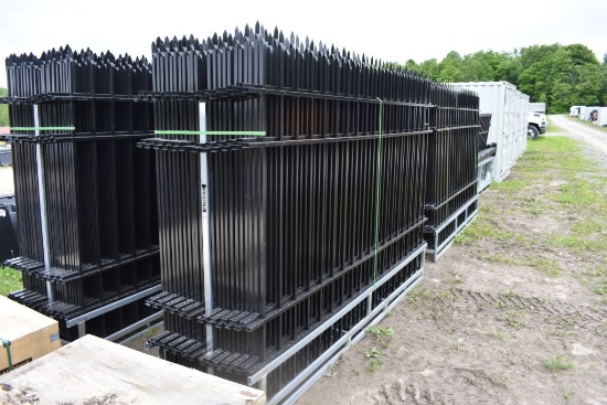 Eingp 22 Piece 10' Wrought Iron Site Fence