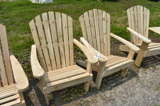 3 30" Handmade Adirondack Chairs