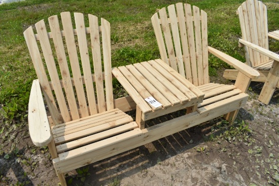 Handmade 72" Double Adirondack Seat