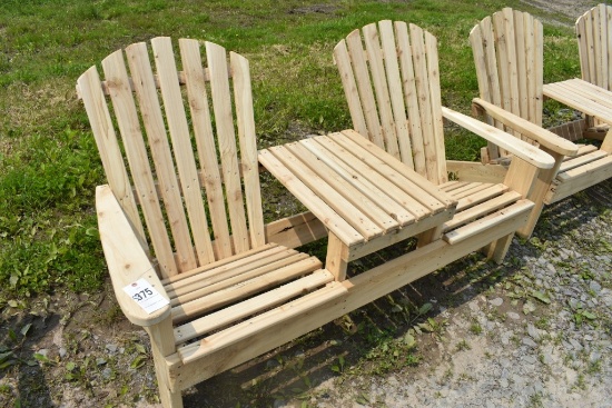 Handmade 72" Double Adirondack Seat