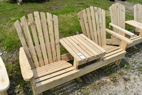 Handmade 72" Double Adirondack Seat