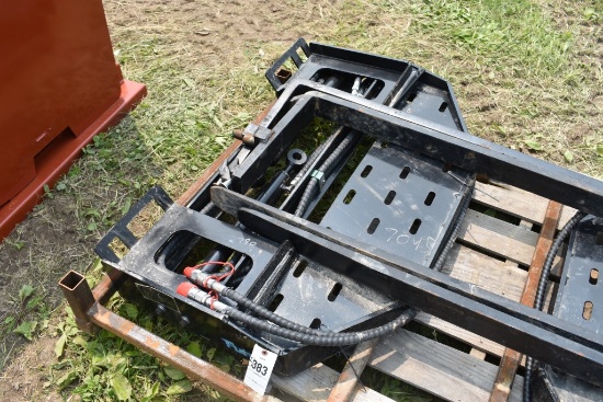 Set of Future Quick Attach Hydraulic Side Shift Pallet Forks