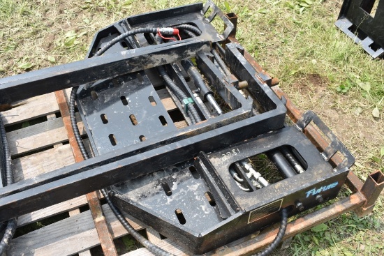 Set of Future Quick Attach Hydraulic Side Shift Pallet Forks