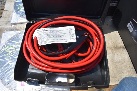 25ft 1 Gauge Heavy Duty Jumper Cables Set in case