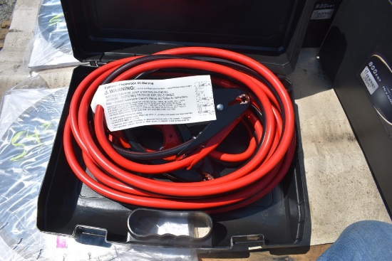 25ft 1 Gauge Heavy Duty Jumper Cables Set in case