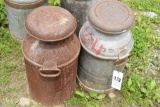 2 Milk Cans