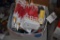Box of House Hold Items and Christmas Decorations