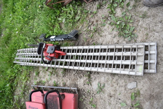 Set of Ramps, Homelite Chainsaw, Daytona Cross Over Bar