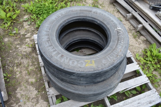 2 Continental 245/70R17.5 Tires
