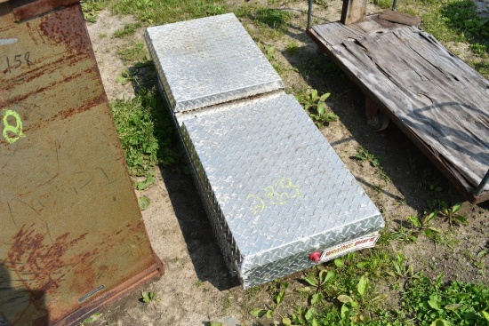 Weather Guard Diamond Plate Toolbox for 48" wide trucked