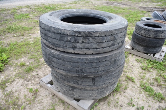 4- Roadmaster 12R24.5 Tires