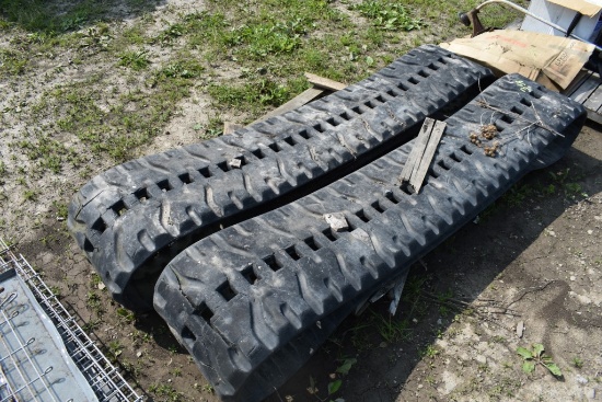 Pair of Used Skid Steer Tracks