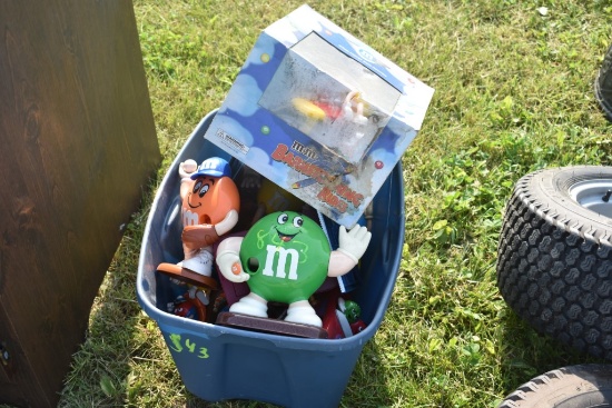 Box of M and M Related Merchandise