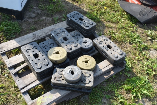 Pallet of Work Out Weights
