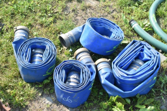 4 4" Discharge Hoses