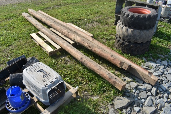 3 Vintage Barn Beams