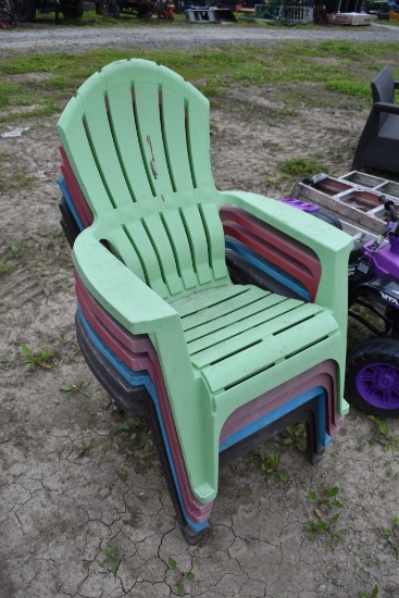 Stack of 6 Adirondack Chairs