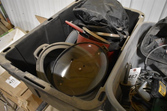 Tote of Pots and Pans