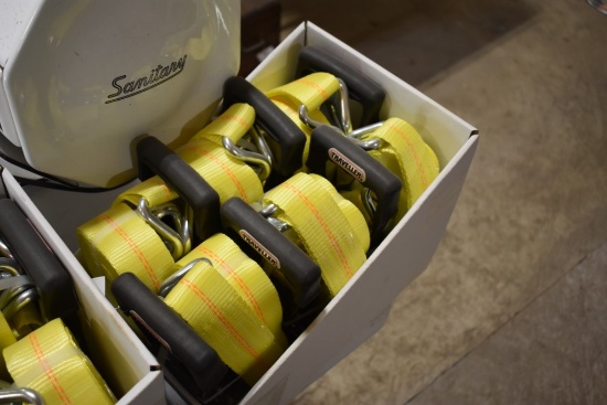 6 Traveler 2"x27ft Ratchet Tie Downs