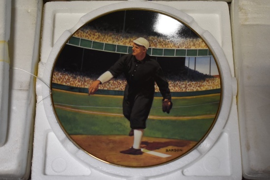 Legends of Baseball Delphi Commemorative Baseball Plate ft. Christy Matthewson