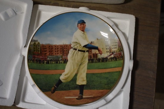 Legends of Baseball Delphi Commemorative Baseball Plate ft. Cy Young
