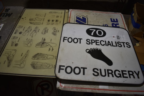 2 Foot Specialist Signs