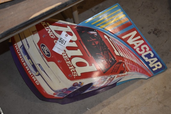 Metal Nascar Sign