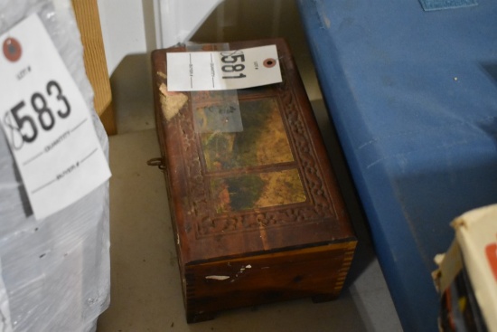 Antique Jewelry Box of Jewelry