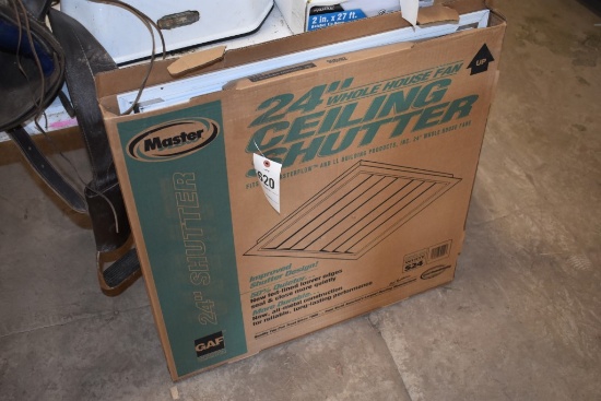 24" Ceiling Shutter