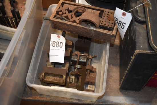 Box with Machine Vices and Metal