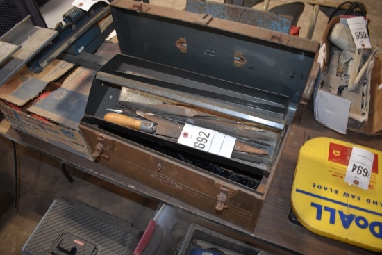 Craftsmen Tool Box with Misc Tools