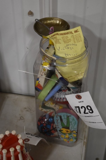 Container of Vintage Noise makers