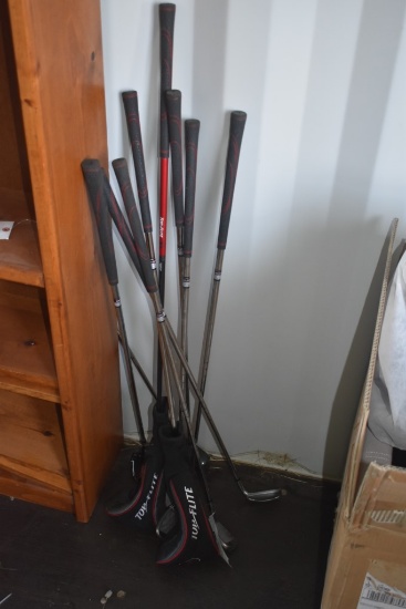 Group of Golf Clubs