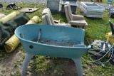 Dog Bath, Vacuum, and Two Chairs