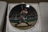 Legends of Baseball Delphi Commemorative Baseball plate ft. Babe Ruth