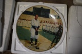 Legends of Baseball Delphi Commemorative Baseball Plate ft. Lou Gehrig