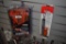 2 Chain Saw Sharpening Kits, 2 Chain Saw Files, Gear Case Lubricant, Jiffy Luber Handy Gun