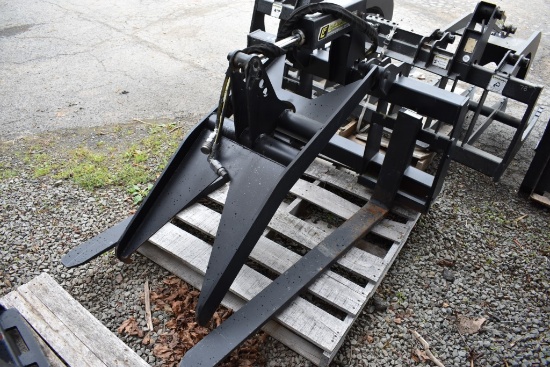 Loflin Quick Attach Pallet Fork Log Grapple 48" Forks