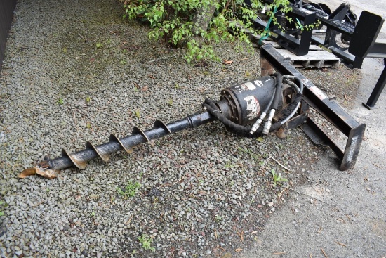Blue Diamond Quick Attach Post Hole Digger, 6" Bit