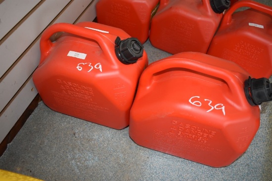 2  2.5 Gallon Gas Cans