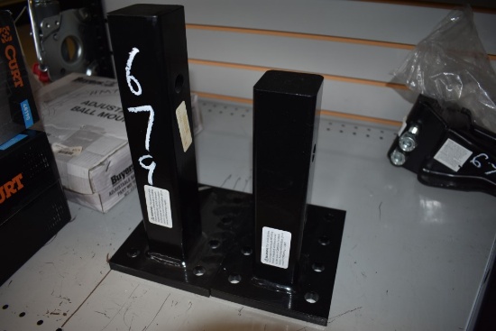 2 Receiver Hitch Adapters