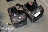 2 Echo 58V Battery Chargers