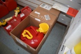 2 New Eagle Metal Safety Can Gas Cans