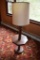 Wooden Pedestal Lamp